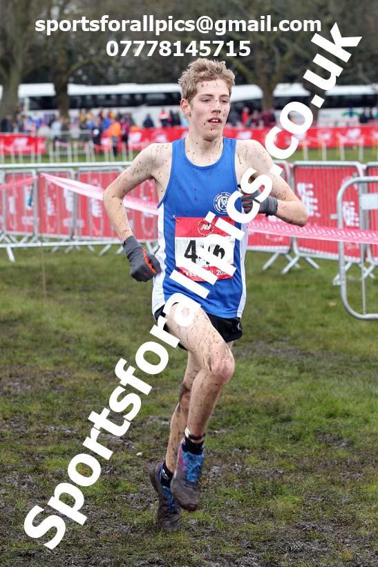 Junior boys, 2020 New Balance English Schools Champs., Sefton Park, Liverpool. Photo: David T. Hewitson/Sports for All Pics